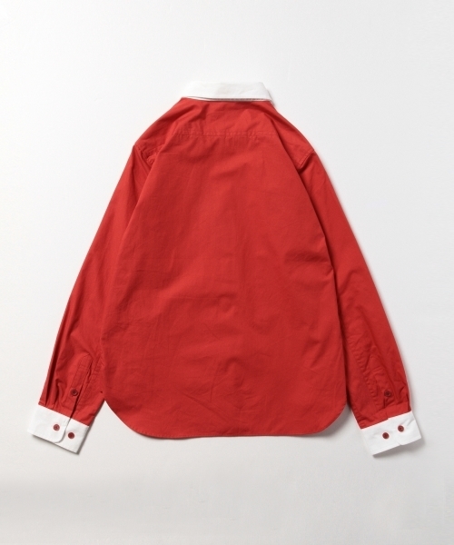 BEAMS BOY（ビームスボーイ）の「BEAMS BOY / ラウンド クレリック ロングスリーブ（シャツ/ブラウス・レディース・ベージュ/レッド/ブルー系その他・ONE SIZE）」の17枚目の写真