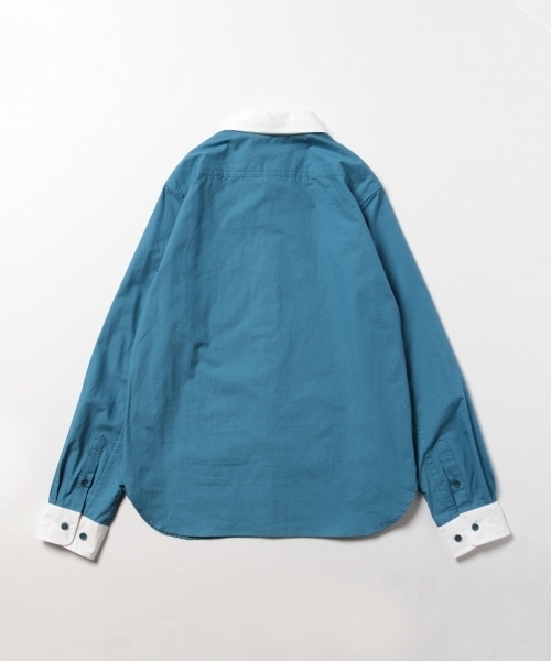 BEAMS BOY（ビームスボーイ）の「BEAMS BOY / ラウンド クレリック ロングスリーブ（シャツ/ブラウス・レディース・ベージュ/レッド/ブルー系その他・ONE SIZE）」の21枚目の写真