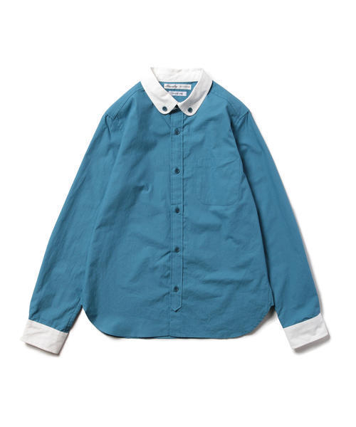 BEAMS BOY（ビームスボーイ）の「BEAMS BOY / ラウンド クレリック ロングスリーブ（シャツ/ブラウス・レディース・ベージュ/レッド/ブルー系その他・ONE SIZE）」の13枚目の写真