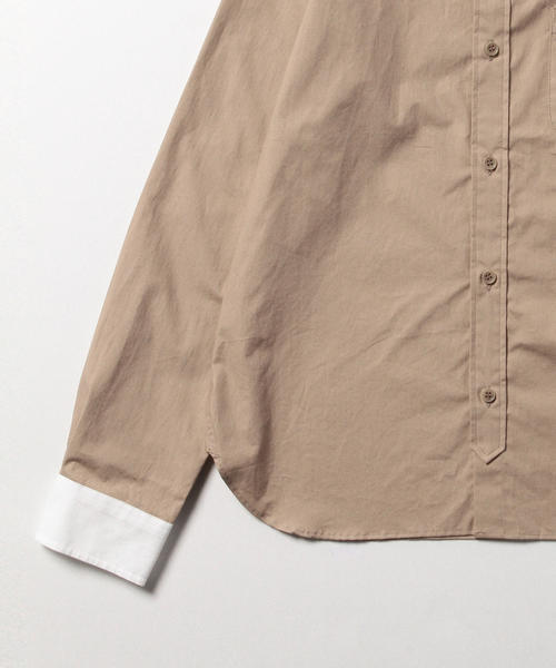 BEAMS BOY（ビームスボーイ）の「BEAMS BOY / ラウンド クレリック ロングスリーブ（シャツ/ブラウス・レディース・ベージュ/レッド/ブルー系その他・ONE SIZE）」の14枚目の写真