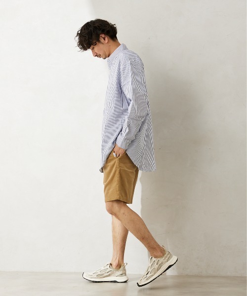 JOURNAL STANDARD relume(ジャーナルスタンダード レリューム)の「【relume SPORTS WEAR】ボタンダウン ストライプシャツ(シャツ/ブラウス・メンズ・ホワイト/レッド/ブルー/グリーン/グリーン系その他・MEDIUM/LARGE)」の17枚目の写真