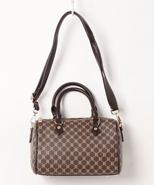 Riberry（リベリー）の「モノグラムミニボストンバッグ（ボストンバッグ・レディース・ベージュ/ブラウン/アイボリー・FREE）」の14枚目の写真