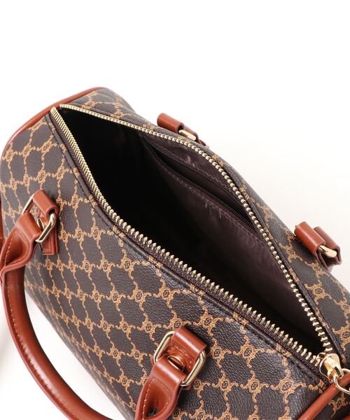 Riberry（リベリー）の「モノグラムミニボストンバッグ（ボストンバッグ・レディース・ベージュ/ブラウン/アイボリー・FREE）」の11枚目の写真