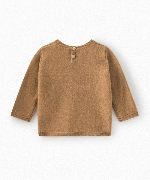 Bonpoint(ボンポワン)の「カシミア チェリーセーター(ニット/セーター・キッズ・ブラウン系その他・95)」の2枚目の写真