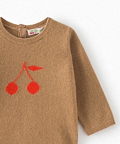 Bonpoint（ボンポワン）の「カシミア チェリーセーター（ニット  