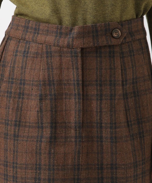 ALAND（エーランド）の「3.3Field Trip／CHECKミニスカート　2259016（スカート・レディース・ネイビー/ブラウン・FREE）」の4枚目の写真