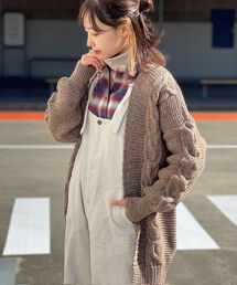 FREDY&GLOSTER | 【Kerry Woollen Mills/ケリーウーレンミルズ】BIG CABLE PEARL STITCH CARDIGAN(カーディガン/ボレロ)