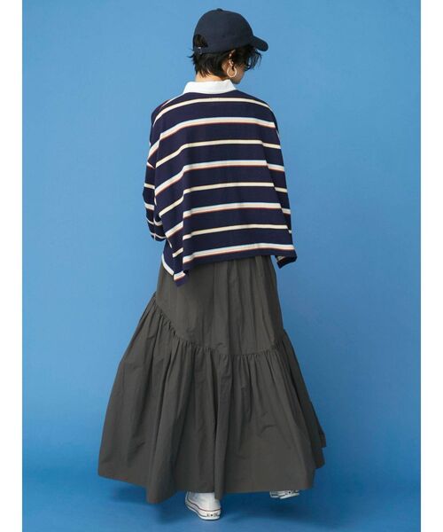 Ungrid(アングリッド)の「ギャザーデザインスカート(スカート・レディース・アイボリー/チャコールグレー/カーキ・FREE)」の9枚目の写真