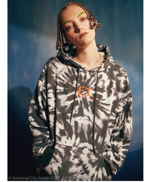//E.T.×Candy Stripper//E.T.HUG FRIENDS HOODIE