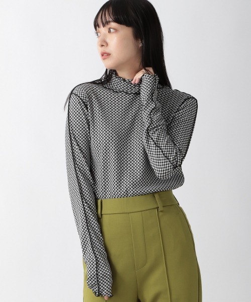 LOWRYS FARM（ローリーズファーム）の「ガラメローハイネックLS