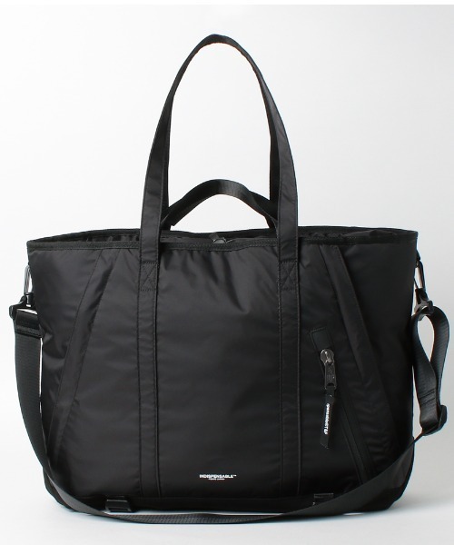 INDISPENSABLE （インディスペンサブル）の「INDISPENSABLE　3WAY TOTE BAG TOSS ECONYL MS（トートバッグ・メンズ・ブラック・FREE）」の7枚目の写真
