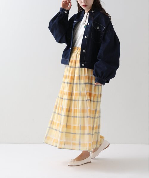 RAY CASSIN(レイカズン)の「デニムギャザーブルゾン(デニムジャケット・レディース・ブラック/ネイビー・FREE)」の11枚目の写真