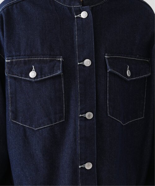 RAY CASSIN(レイカズン)の「デニムギャザーブルゾン(デニムジャケット・レディース・ブラック/ネイビー・FREE)」の20枚目の写真