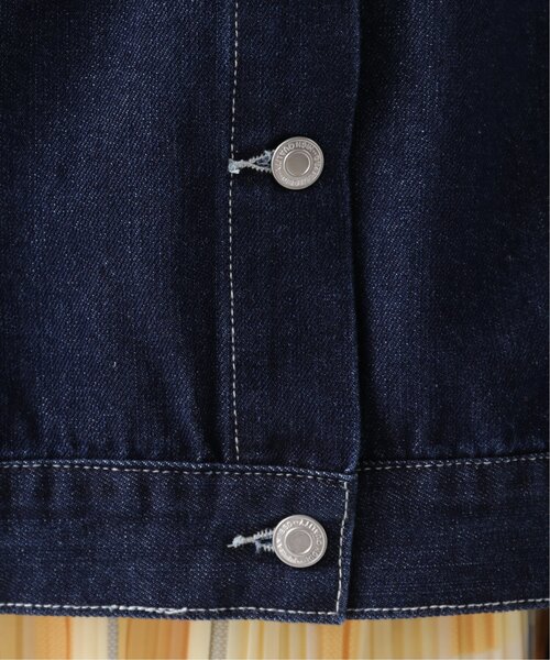RAY CASSIN(レイカズン)の「デニムギャザーブルゾン(デニムジャケット・レディース・ブラック/ネイビー・FREE)」の21枚目の写真