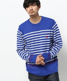 GIORDANO | [GIORDANO]パネルボーダーニット(ニット/セーター)