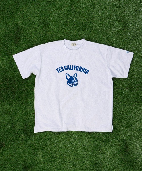 The Endless Summer(エンドレスサマー)の「TES ASH GRAY COLLEGE BUHI BIG T-SHIRT / Tシャツ(Tシャツ/カットソー・メンズ・レッド/ブルー/ブラウン・MEDIUM/LARGE/X-LARGE)」の4枚目の写真