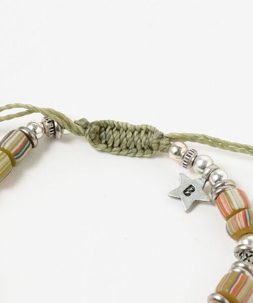 wakami（ワカミ）の「wakami × BEAMS / 別注 ビーズ ブレスレット 3本セット 2022（ブレスレット・メンズ・チャコールグレー/ベージュ/オリーブ/オレンジ/ブルー/マルチ/ライトカーキ・ONE SIZE）」の21枚目の写真