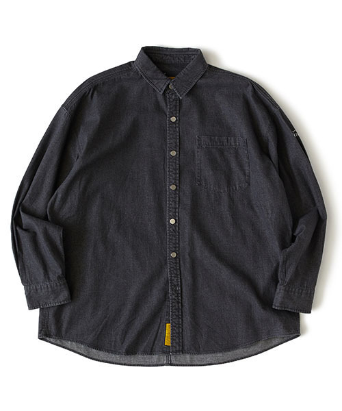 FAT(エフエイティー)の「TACK D(シャツ/ブラウス・メンズ・サックスブルー/ブラック/ブルー・JUMBO(XXL)/SKINNY(L)/FAT(XL)/TITCH(M))」の2枚目の写真