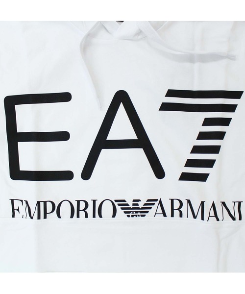 EMPORIO ARMANI(エンポリオアルマーニ)の「EA7 ビッグロゴベーシックスウェットパーカー 6KPM69 PJBWZ(パーカー・メンズ・ホワイト/ブラック・M/L/XL)」の7枚目の写真