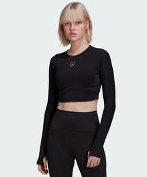 adidas by Stella McCartney | 【adidas by Stella McCartney】 TrueStrength 長袖クロップトップ / トレーニングウェア（レディース）(Tシャツ/カットソー)