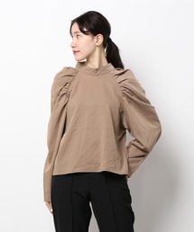 DURAS（デュラス）の「プチハイネックパワショルトップス（Tシャツ/カットソー）」