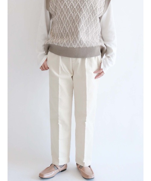 Lugnoncure（ルノンキュール）の「コーデュロイパンツ（その他パンツ・レディース・オフホワイト/ピンク/チャコール・MEDIUM/LARGE）」の2枚目の写真