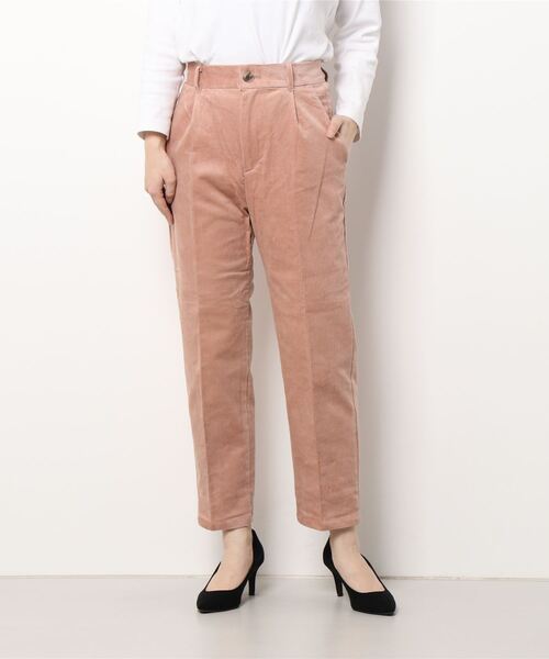 Lugnoncure（ルノンキュール）の「コーデュロイパンツ（その他パンツ・レディース・オフホワイト/ピンク/チャコール・MEDIUM/LARGE）」の6枚目の写真
