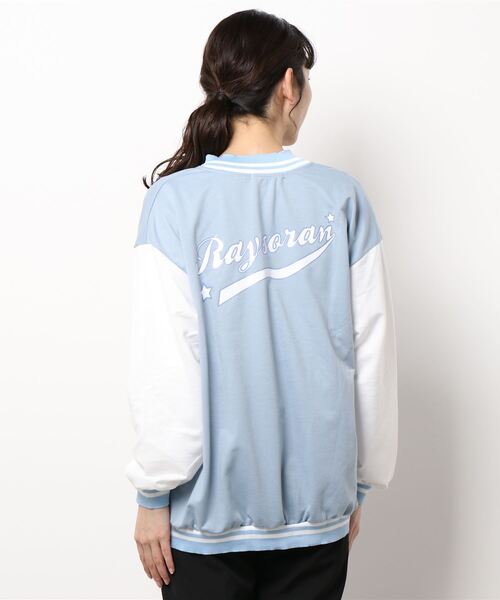 VIBGYOR（ヴィブジョー）の「VIBGYOR Select/スタジャン(BL)（スタジャン・レディース・ブラック/サックスブルー・LARGE/X-LARGE）」の7枚目の写真