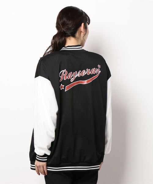 VIBGYOR（ヴィブジョー）の「VIBGYOR Select/スタジャン(BL)（スタジャン・レディース・ブラック/サックスブルー・LARGE/X-LARGE）」の3枚目の写真