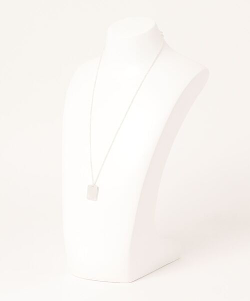 PAGEBOY(ページボーイ)の「ビンテージプレートネックレス(ネックレス・レディース・シルバー・FREE)」の6枚目の写真