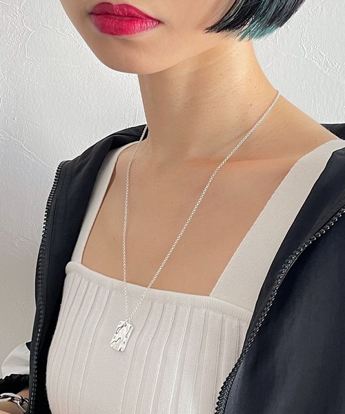 PAGEBOY(ページボーイ)の「ビンテージプレートネックレス(ネックレス・レディース・シルバー・FREE)」の2枚目の写真