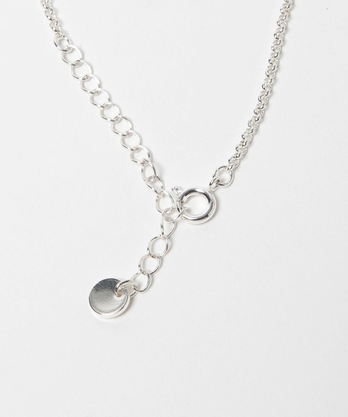 PAGEBOY(ページボーイ)の「ビンテージプレートネックレス(ネックレス・レディース・シルバー・FREE)」の4枚目の写真