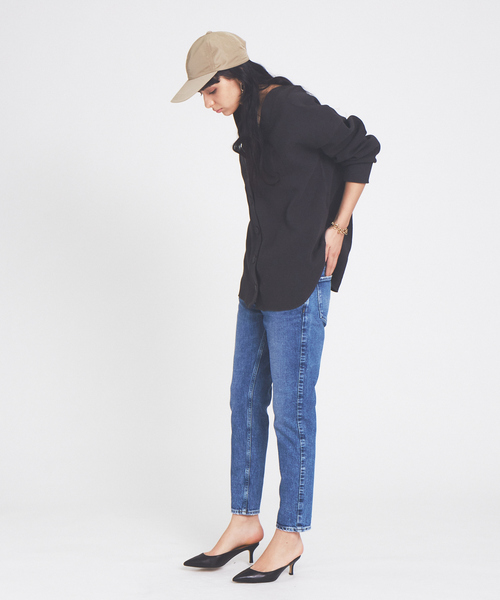 upperhights(アッパーハイツ)の「【Upperhights】THE STELLAストレッチデニム(デニムパンツ・レディース・ブラック/ブルー・23/24/22/25/21)」の4枚目の写真
