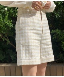 ROPE'（ロペ）の「ギザコットンギンガム バミューダショーツ（その他パンツ）」