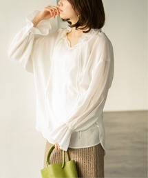 Noble | 2WAYストリングスラッフルLSブラウス3◆(シャツ/ブラウス)