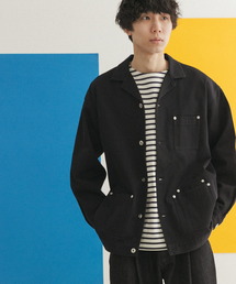 FORK&SPOON | FORK&SPOON　オープンカラーツイルブルゾン(その他アウター)