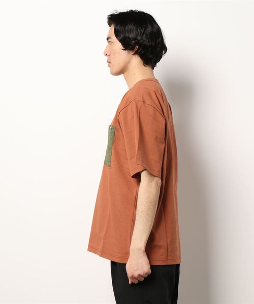 KRIFF MAYER（クリフメイヤー）の「クールタフアングラーポケT（Tシャツ/カットソー・メンズ・オレンジ/ブルー/チャコール/カーキ/オフホワイト・SMALL/MEDIUM/LARGE/X-LARGE）」の6枚目の写真