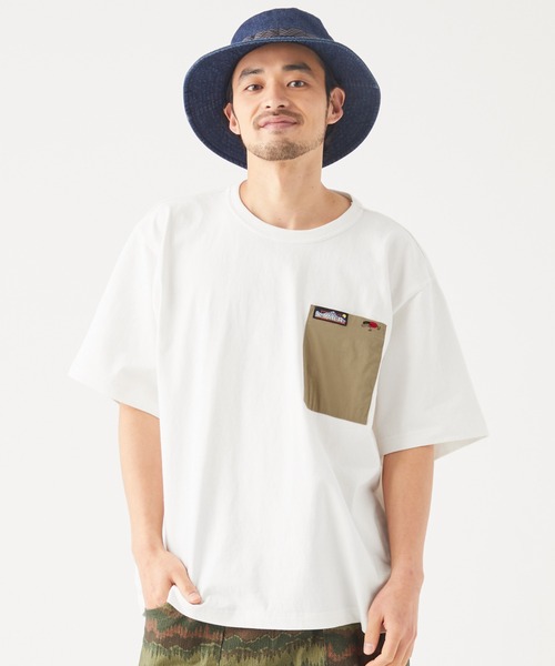 KRIFF MAYER（クリフメイヤー）の「クールタフアングラーポケT（Tシャツ/カットソー・メンズ・オレンジ/ブルー/チャコール/カーキ/オフホワイト・SMALL/MEDIUM/LARGE/X-LARGE）」の2枚目の写真