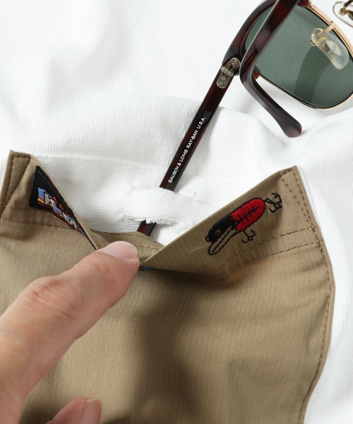 KRIFF MAYER（クリフメイヤー）の「クールタフアングラーポケT（Tシャツ/カットソー・メンズ・オレンジ/ブルー/チャコール/カーキ/オフホワイト・SMALL/MEDIUM/LARGE/X-LARGE）」の18枚目の写真