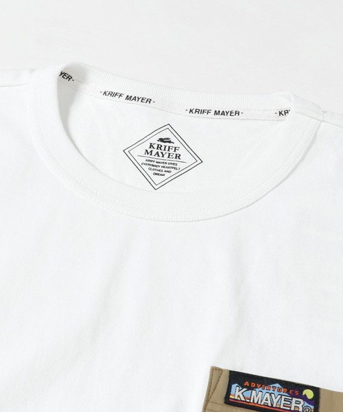 KRIFF MAYER（クリフメイヤー）の「クールタフアングラーポケT（Tシャツ/カットソー・メンズ・オレンジ/ブルー/チャコール/カーキ/オフホワイト・SMALL/MEDIUM/LARGE/X-LARGE）」の16枚目の写真