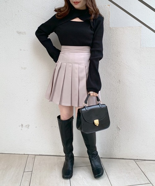 OLIVE des OLIVE(オリーブデオリーブ)の「ヘルシーデコルテプルオーバー/カットアウトトップス(Tシャツ/カットソー・レディース・オフホワイト/ピンク/ブラック/アイボリー/ホワイト・FREE)」の18枚目の写真