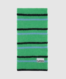 GANNI パープル/グリーン マフラー 楽天市場】マフラー レディース 大判 ボリュームマフラー 単色