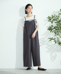 ONIGIRI | コットンリネン　サロペット(サロペット/オーバーオール)