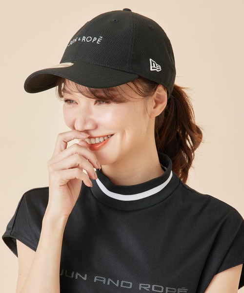 NEWERA EK COLLECTION（ニューエライーケーコレクション）の「【NEWERA】コラボキャップ（キャップ・レディース・ホワイト/ブラック・FREE）」の2枚目の写真