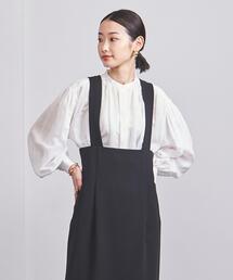 UNITED ARROWS（ユナイテッドアローズ）の「＜UNITED ARROWS＞RAMIE/CE ギャザー ボリュームスリーブ ブラウス W†（シャツ/ブラウス）」