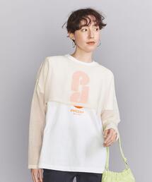 BEAUTY&YOUTH UNITED ARROWS | BY ラッセル ショートロングスリーブTシャツ(Tシャツ/カットソー)