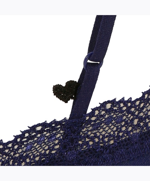 AMOSTYLE BY Triumph（アモスタイルバイトリンプ）の「ロングキャミソール ナショナルフラワー AMST1386 L.CAMI JX（その他アンダーウェア/インナー・レディース・ブルー/ホワイト・L/M）」の5枚目の写真