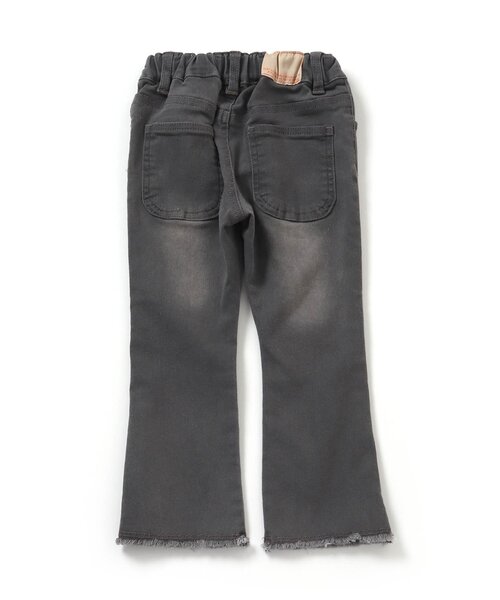 BREEZE（ブリーズ）の「フリンジフレアパンツ_ストレッチ 9分丈（その他パンツ・キッズ・ブルー/ブラック・130/100/80/110/90/120/140）」の8枚目の写真