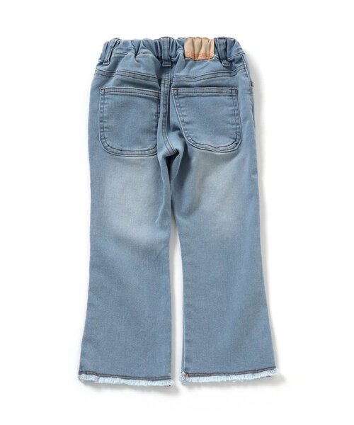 BREEZE（ブリーズ）の「フリンジフレアパンツ_ストレッチ 9分丈（その他パンツ・キッズ・ブルー/ブラック・130/100/80/110/90/120/140）」の5枚目の写真