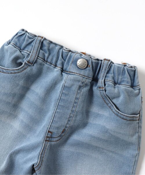 BREEZE（ブリーズ）の「フリンジフレアパンツ_ストレッチ 9分丈（その他パンツ・キッズ・ブルー/ブラック・130/100/80/110/90/120/140）」の14枚目の写真
